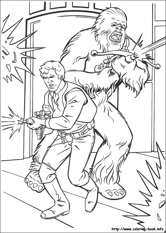 Star Wars coloring picture